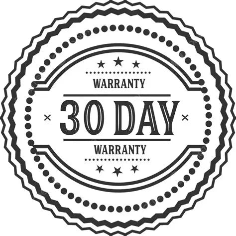 30-day warranty